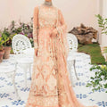 La Fuschsia By Afrozeh Embroidered Net Suits Unstitched 3 Piece AF23LF 007 Sophie - Festive Collection
