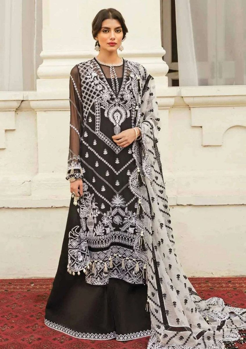 afrozeh Dhoop Kinaray Unstitched Formals 3Pc Suit D-08 NAZMIN