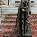 Afrozeh La Fuchsia Embroidered Chiffon Collection (04-NIGHTINGALE)