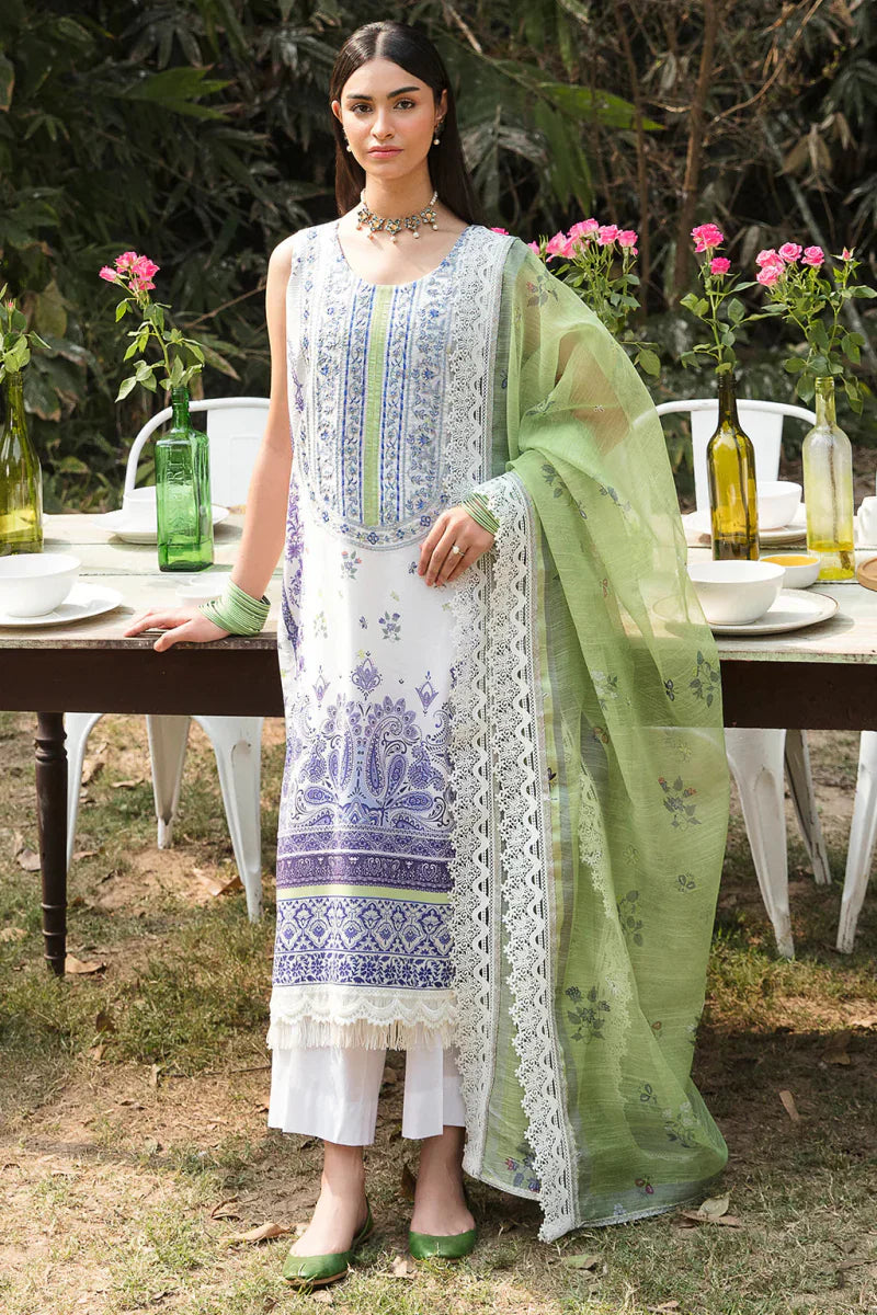 Bahar Lawn'23 by Ayzel 3 piece unstitch suit