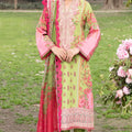 Bahar Lawn'23 by Ayzel 3 piece unstitch suit