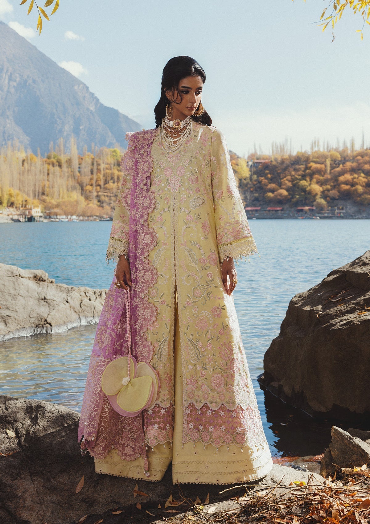 Aik Atelier Unstitched 3 Piece Lawn Vol-01 Suit-LOOK 03
