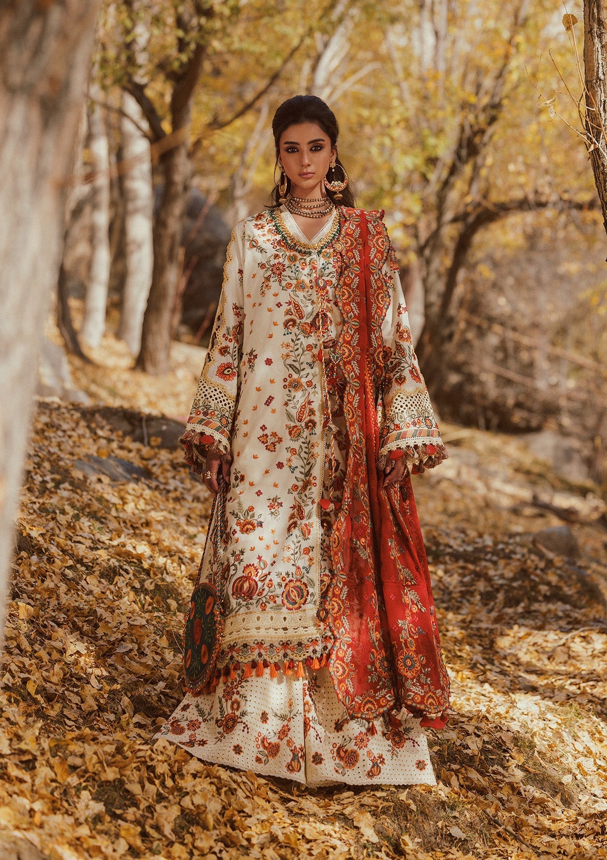 Aik Atelier Unstitched 3 Piece Lawn Vol-01 Suit-LOOK 07