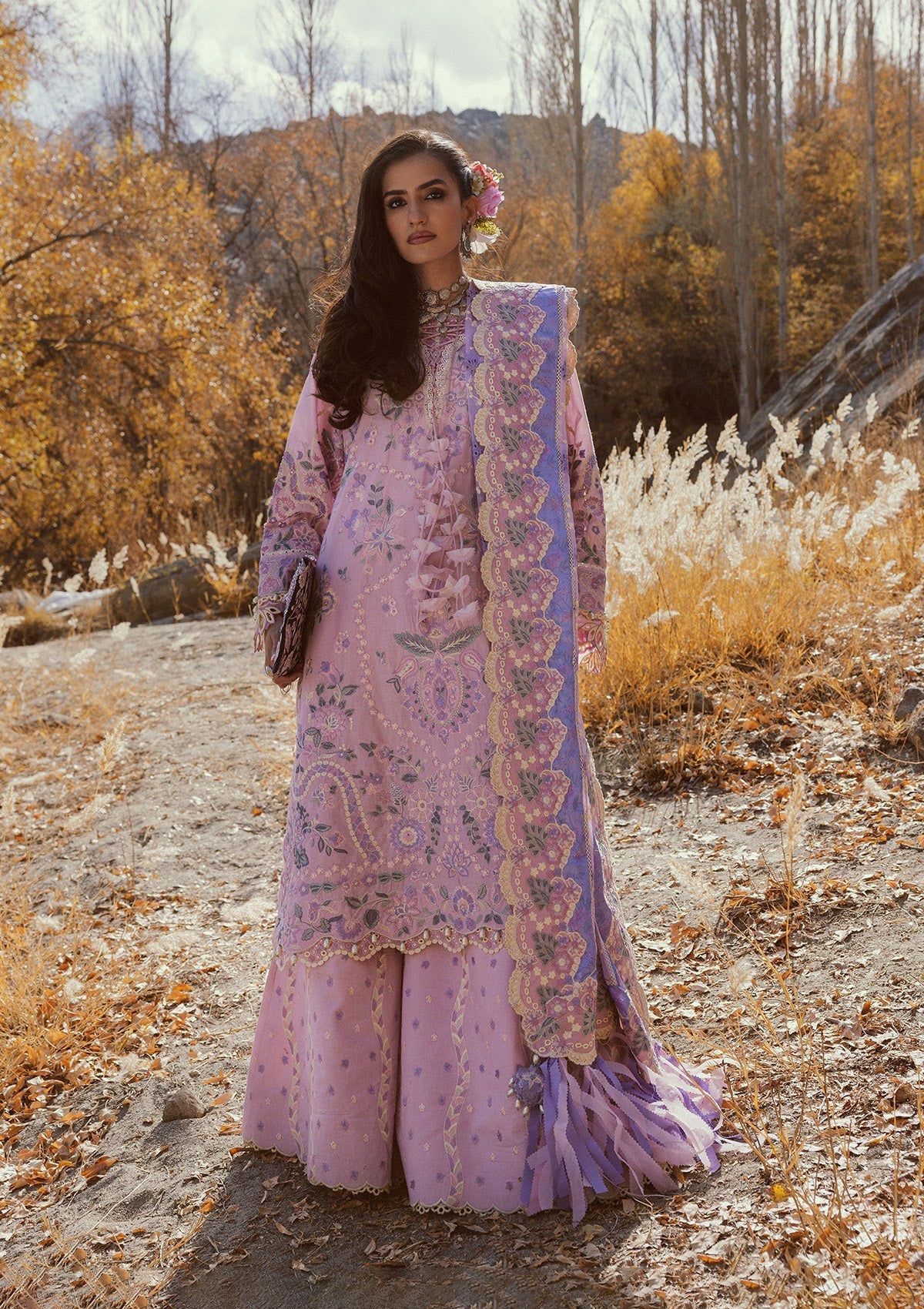 Aik Atelier Unstitched 3 Piece Lawn Vol-01 Suit-LOOK 08