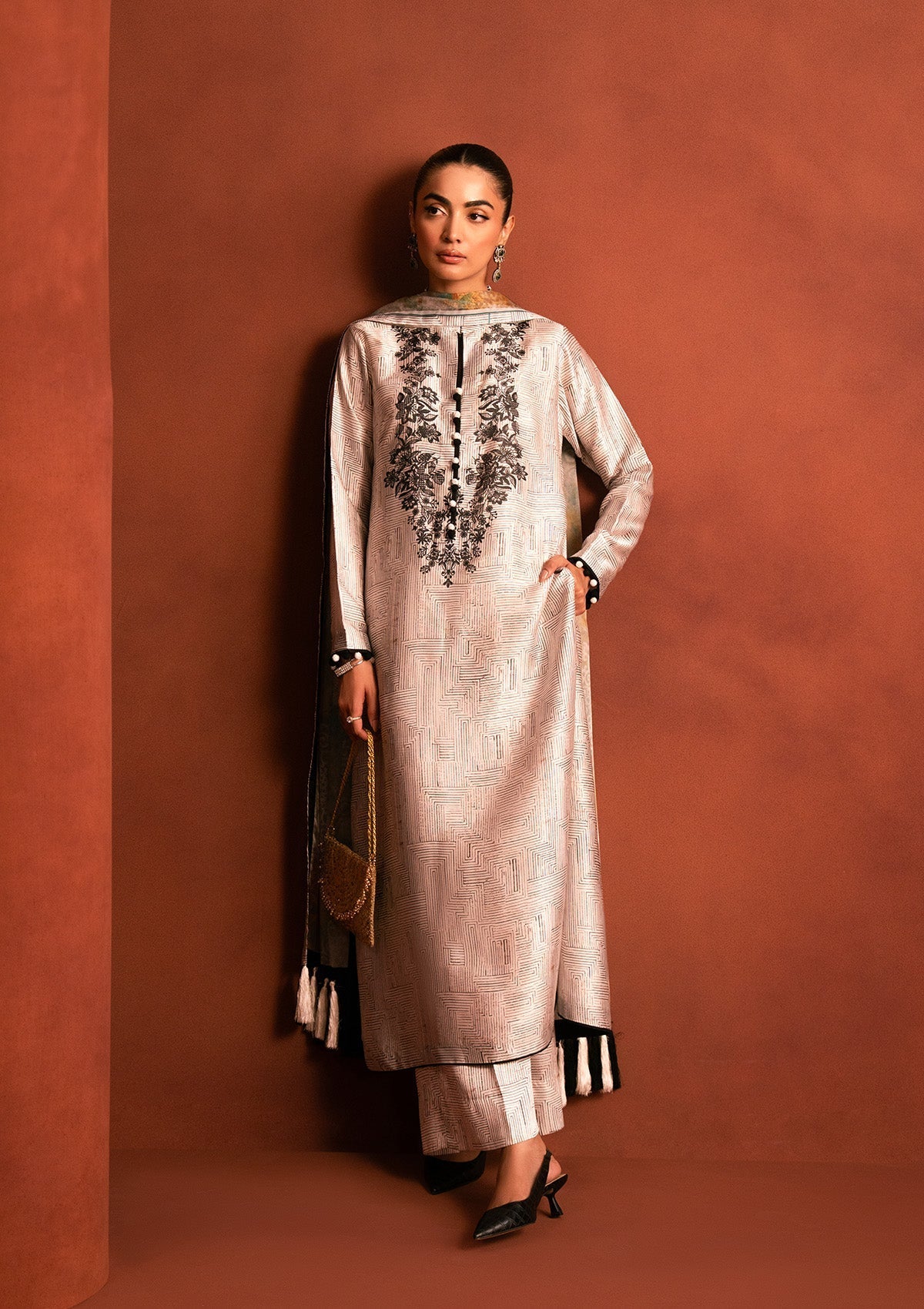 Miss Aik By Aik Atelier Stitched 3 Piece Summer Silk Suit-D2-LOOK 03