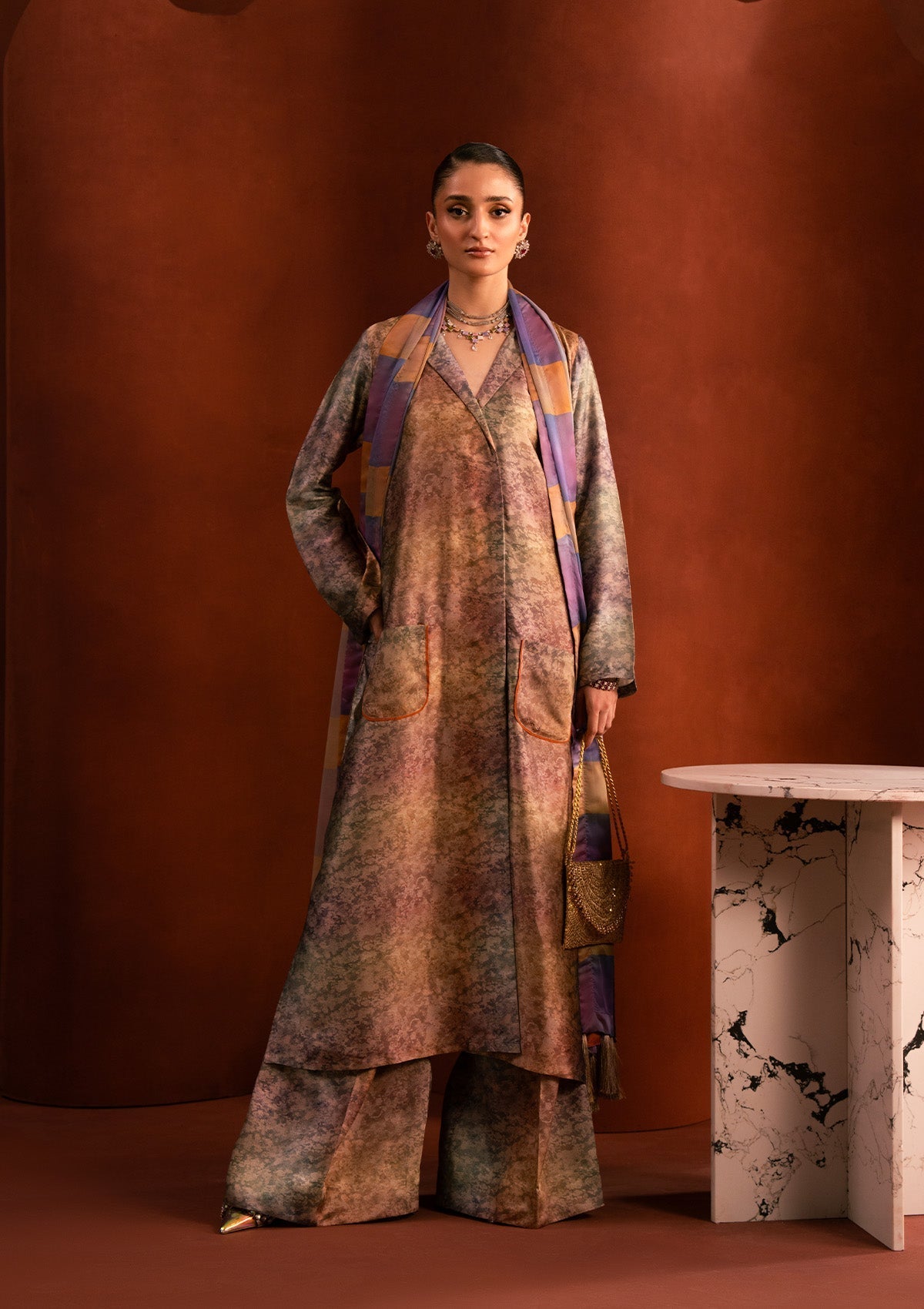 Miss Aik By Aik Atelier Stitched 3 Piece Summer Silk Suit-D2-LOOK 06