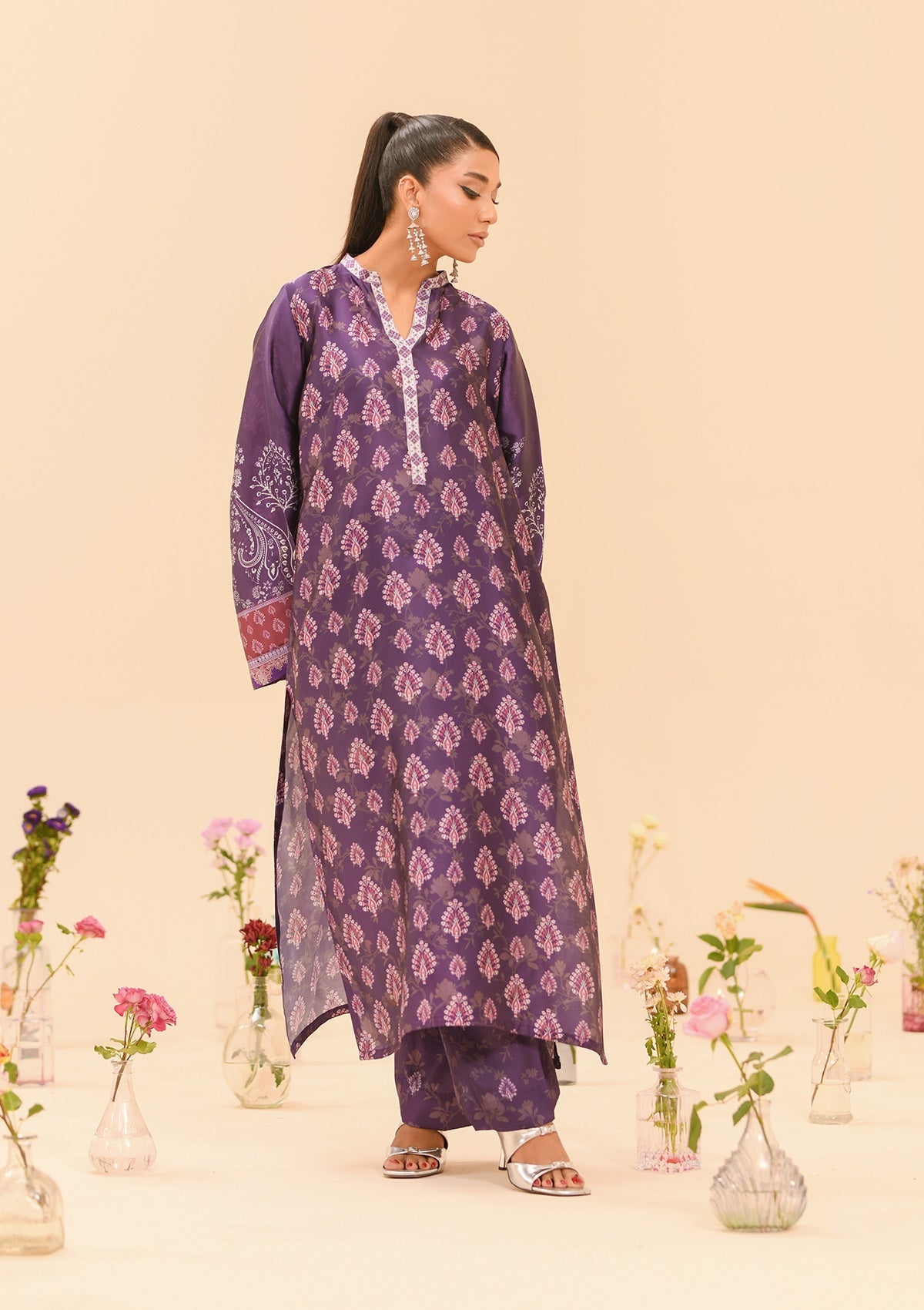 Miss Aik By Aik Atelier Stitched 3 Piece Summer Silk Suit-D1-LOOK 08