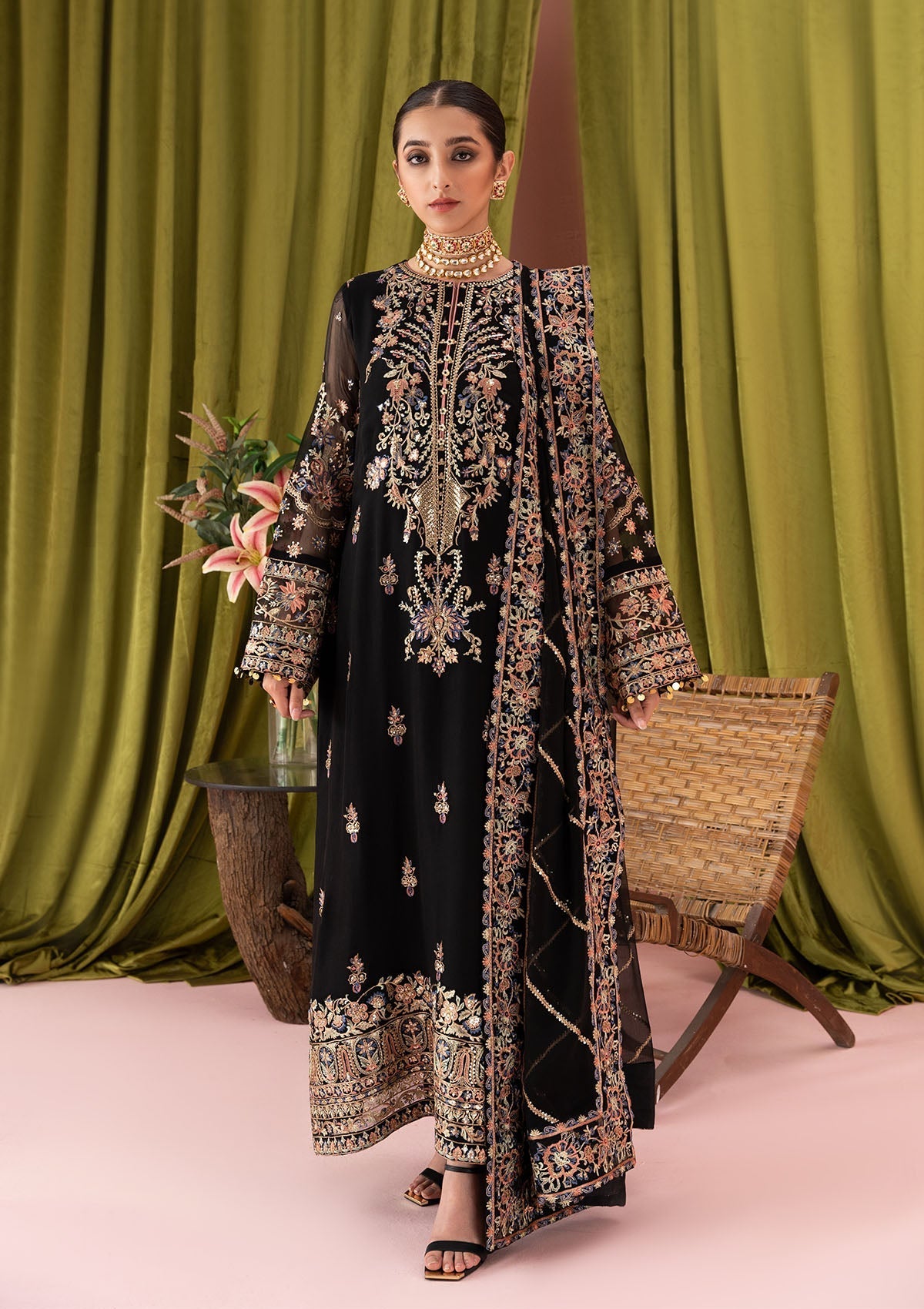Aik Atelier Unstitched 3 Piece Formals Vol-01 Suit-Look 06