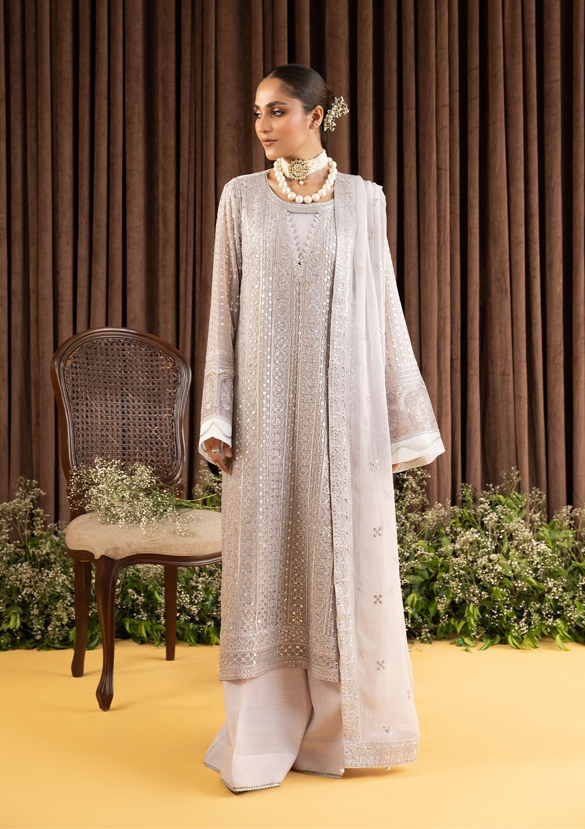 Aik Atelier Unstitched 3 Piece Formals Vol-02 Suit-Look 02