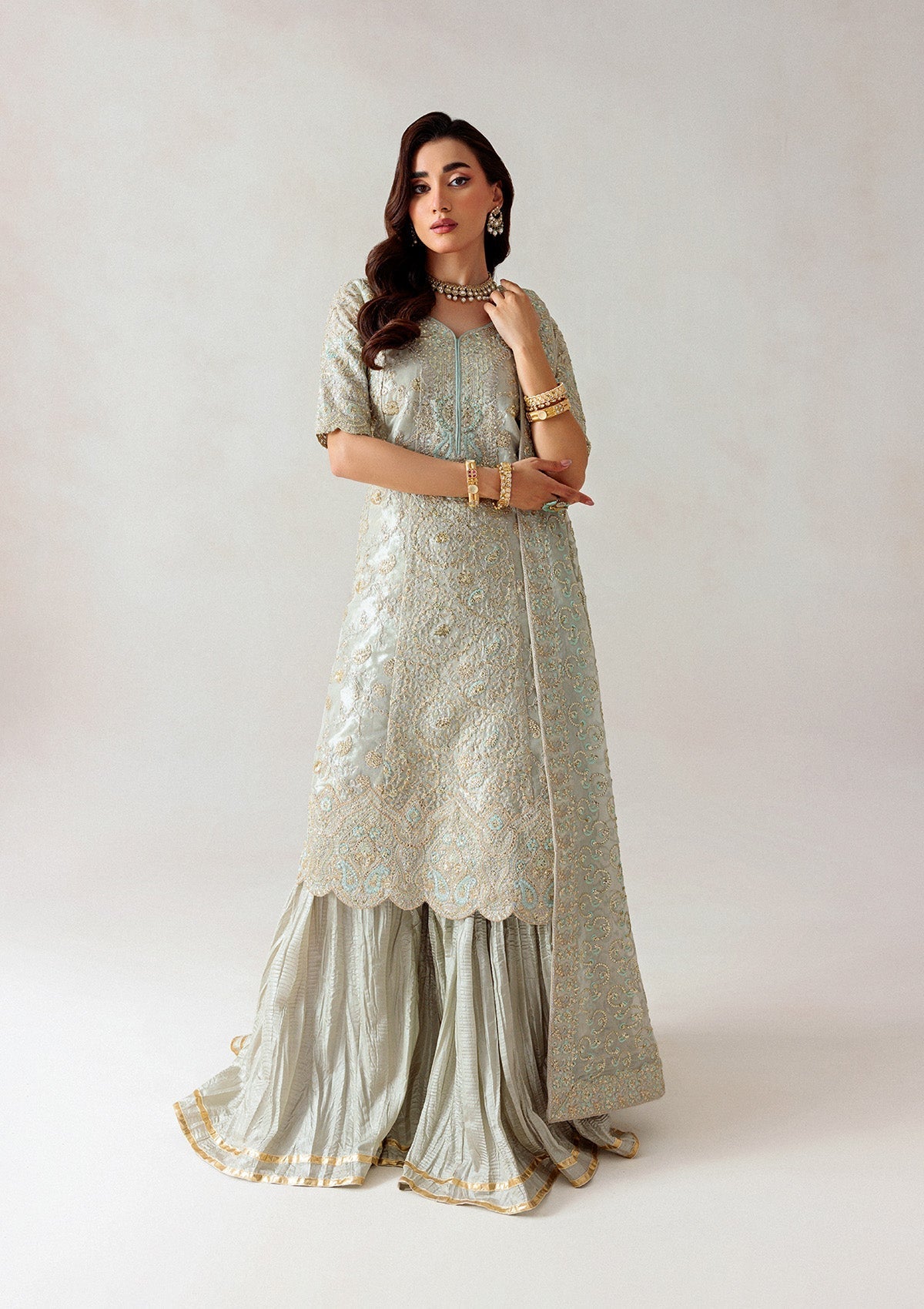 Aik Atelier Unstitched 3 Piece Formals Vol-01 Suit-Look 03