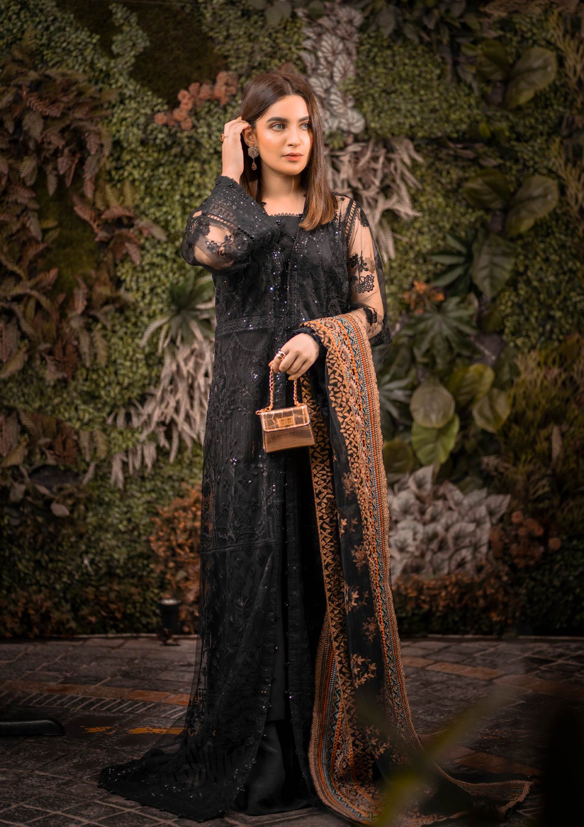 Aik Atelier Unstitched 3 Piece Wedding Festive Suit-LOOK 07