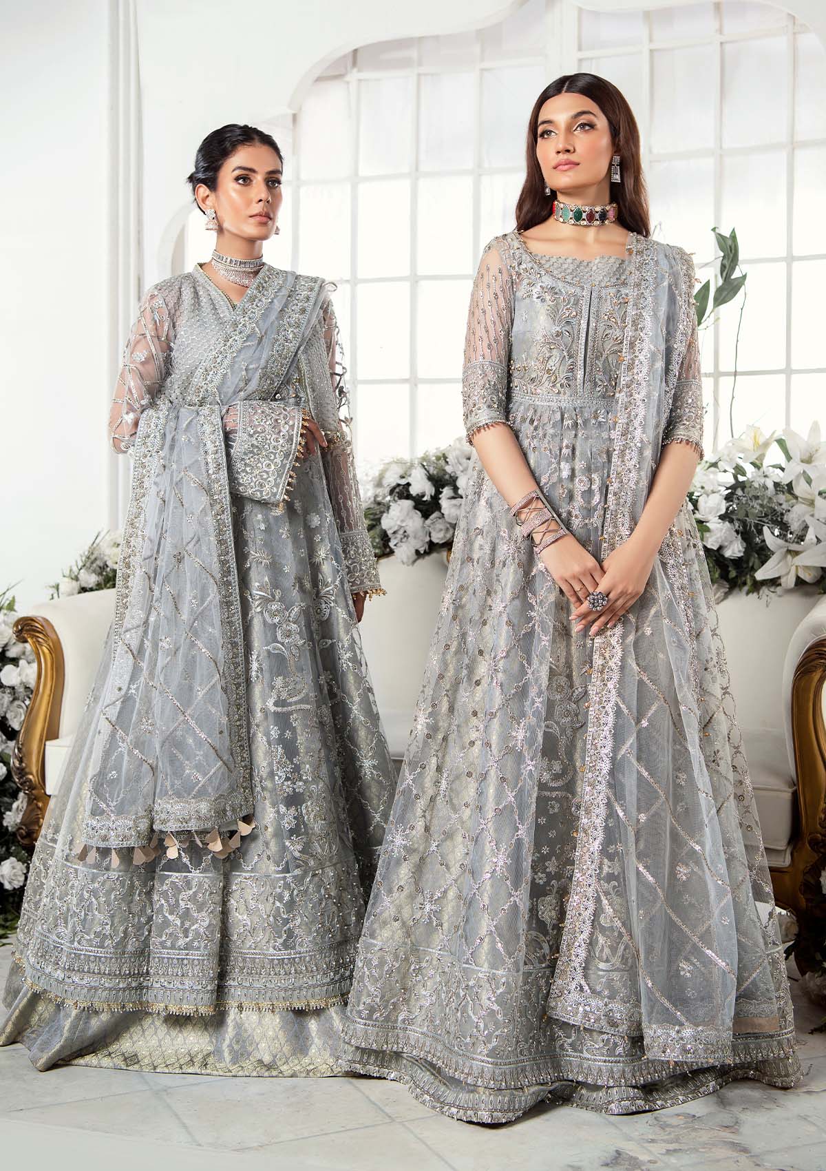 Aik Atelier Unstitched 3 Piece Wedding Festive Suit-Look 07