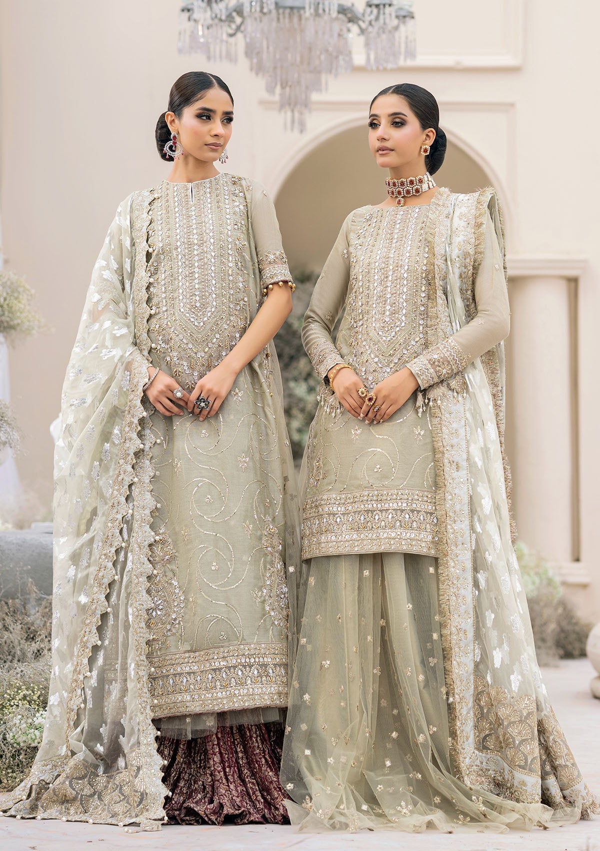 Aik Atelier Unstitched 3 Piece Wedding Festive Vol-02 Suit-LOOK 04