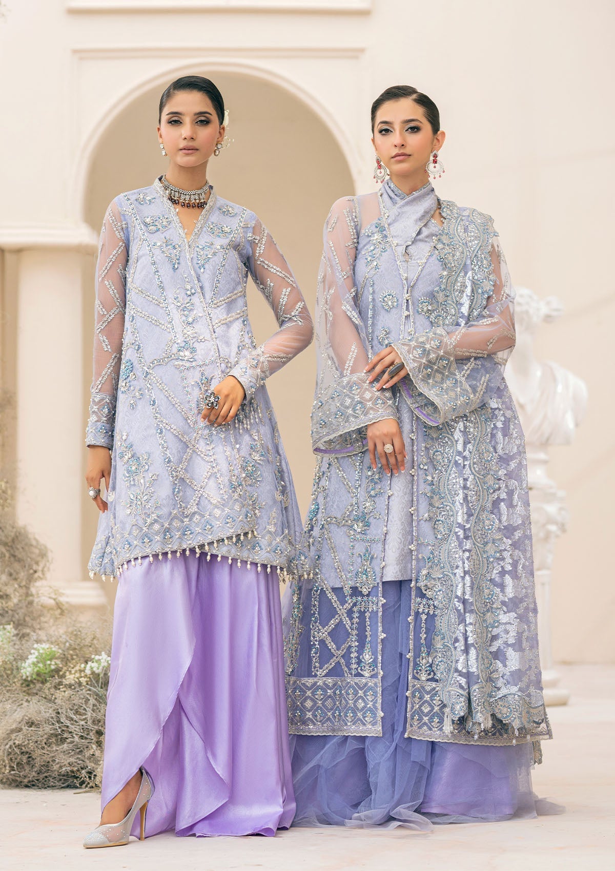 Aik Atelier Unstitched 3 Piece Wedding Festive Vol-02 Suit-LOOK 08