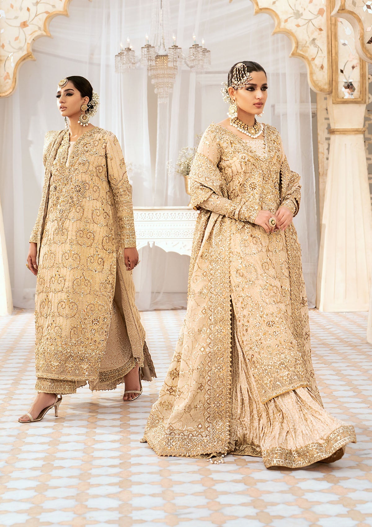 Aik Atelier Unstitched 3 Piece Wedding Festive Vol-01 Suit-LOOK 02
