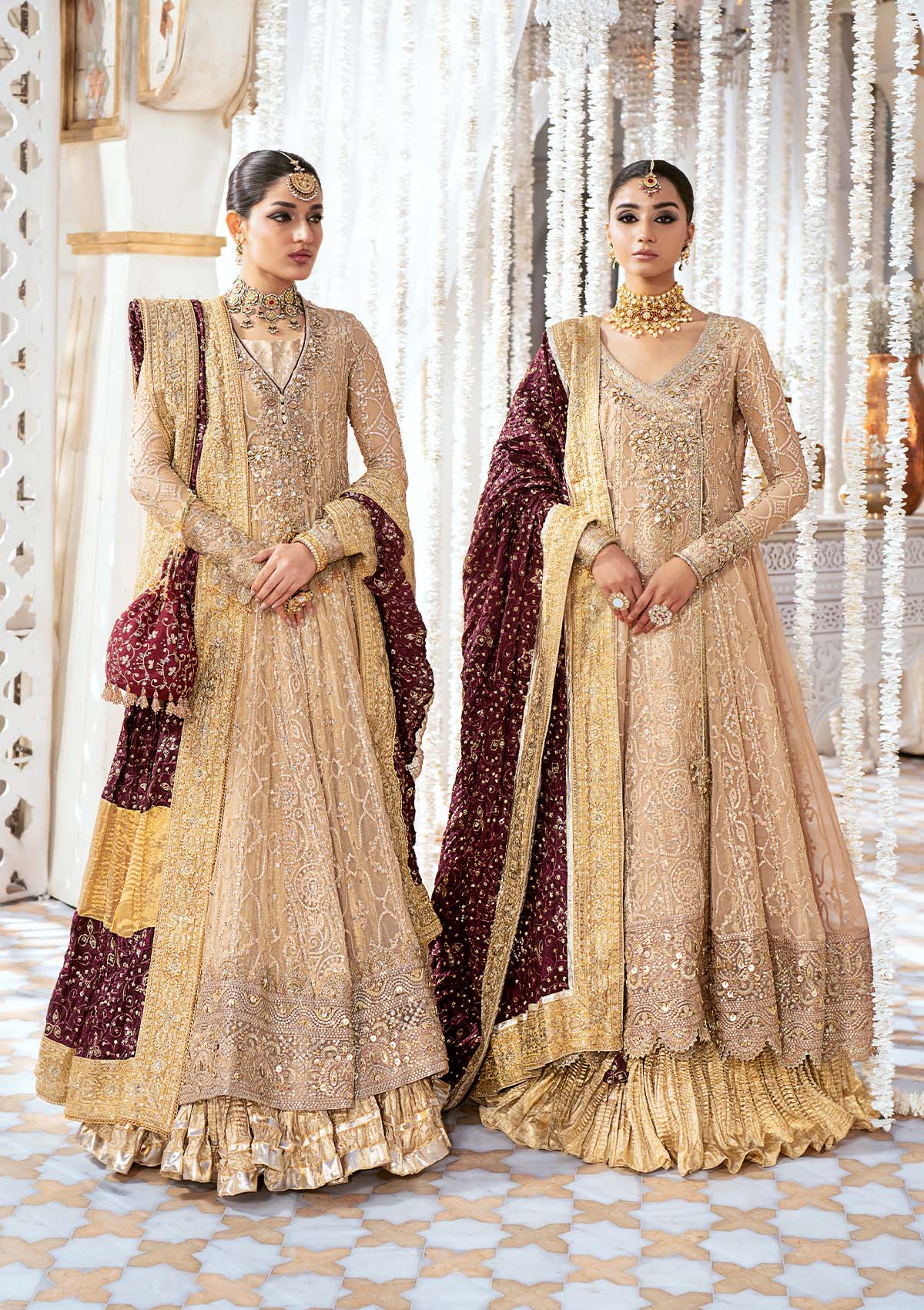 Aik Atelier Unstitched 3 Piece Wedding Festive Vol-01 Suit-LOOK 08