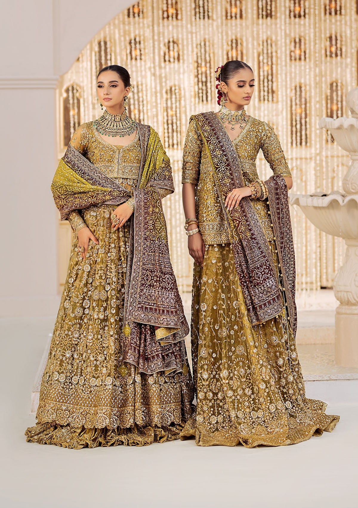 Aik Atelier Unstitched 3 Piece Wedding Festive Vol-02 Suit-LOOK 04