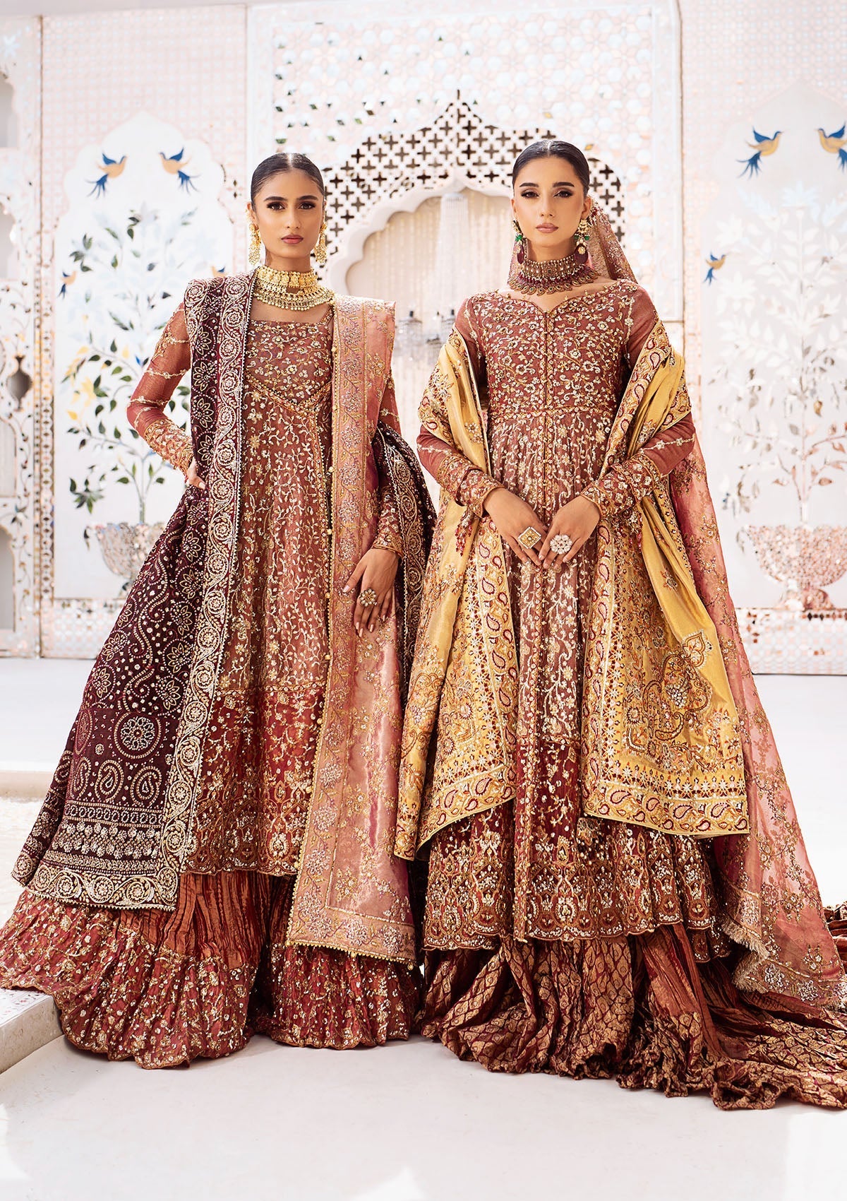 Aik Atelier Unstitched 3 Piece Wedding Festive Vol-02 Suit-LOOK 08