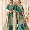Aik Atelier Unstitched 3 Piece Wedding Festive Vol-02 Suit-LOOK 09
