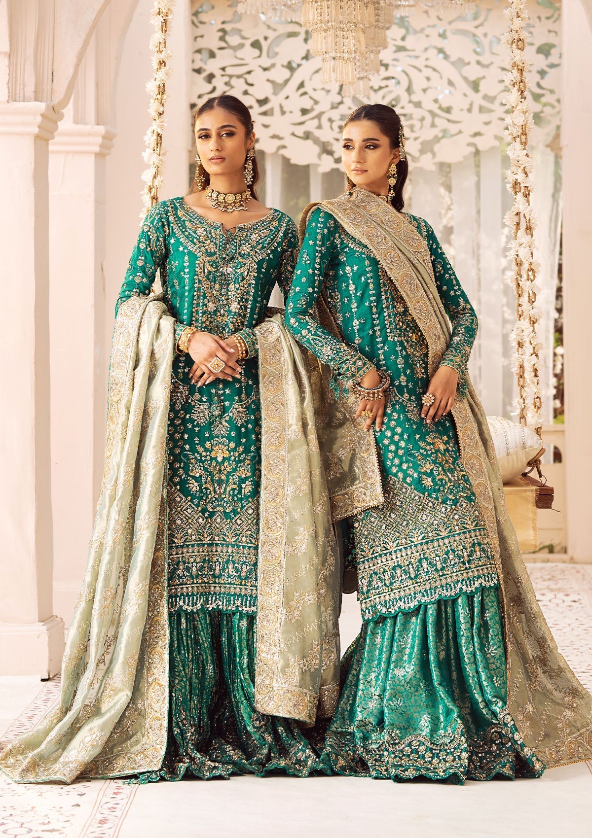 Aik Atelier Unstitched 3 Piece Wedding Festive Vol-02 Suit-LOOK 09