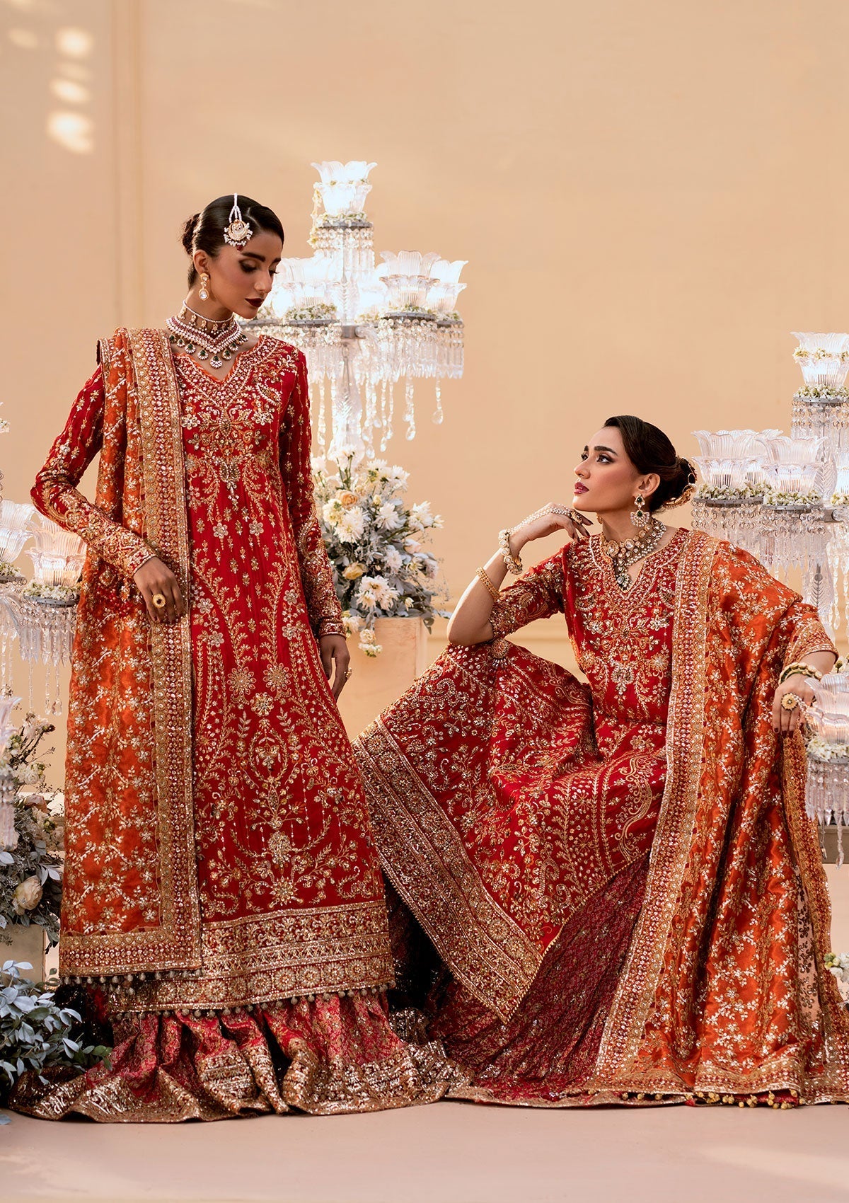 Aik Atelier Unstitched 3 Piece Wedding Festive Vol-01 Suit-LOOK 01