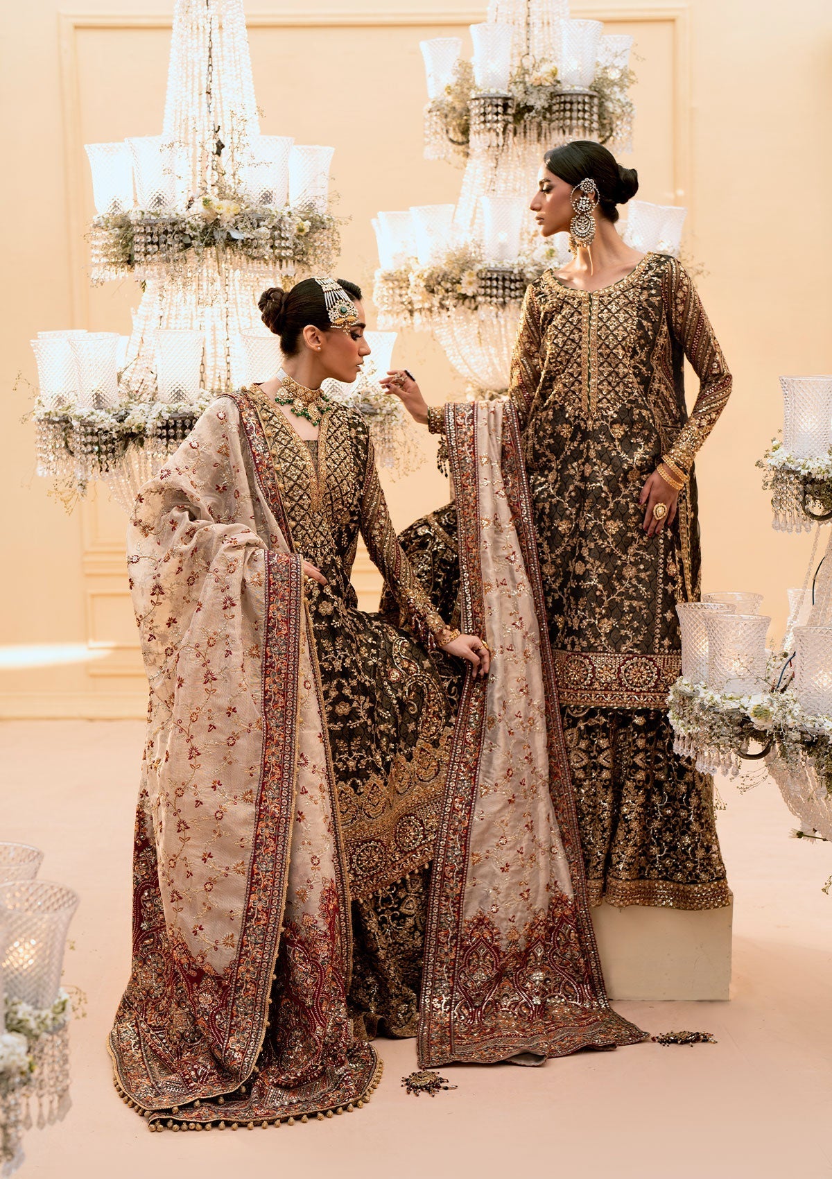 Aik Atelier Unstitched 3 Piece Wedding Festive Vol-01 Suit-LOOK 04