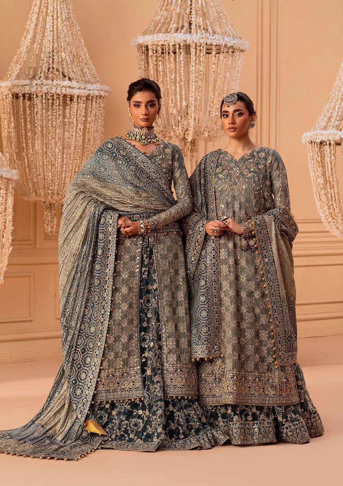 Aik Atelier Unstitched 3 Piece Wedding Festive Vol-01 Suit-LOOK 06