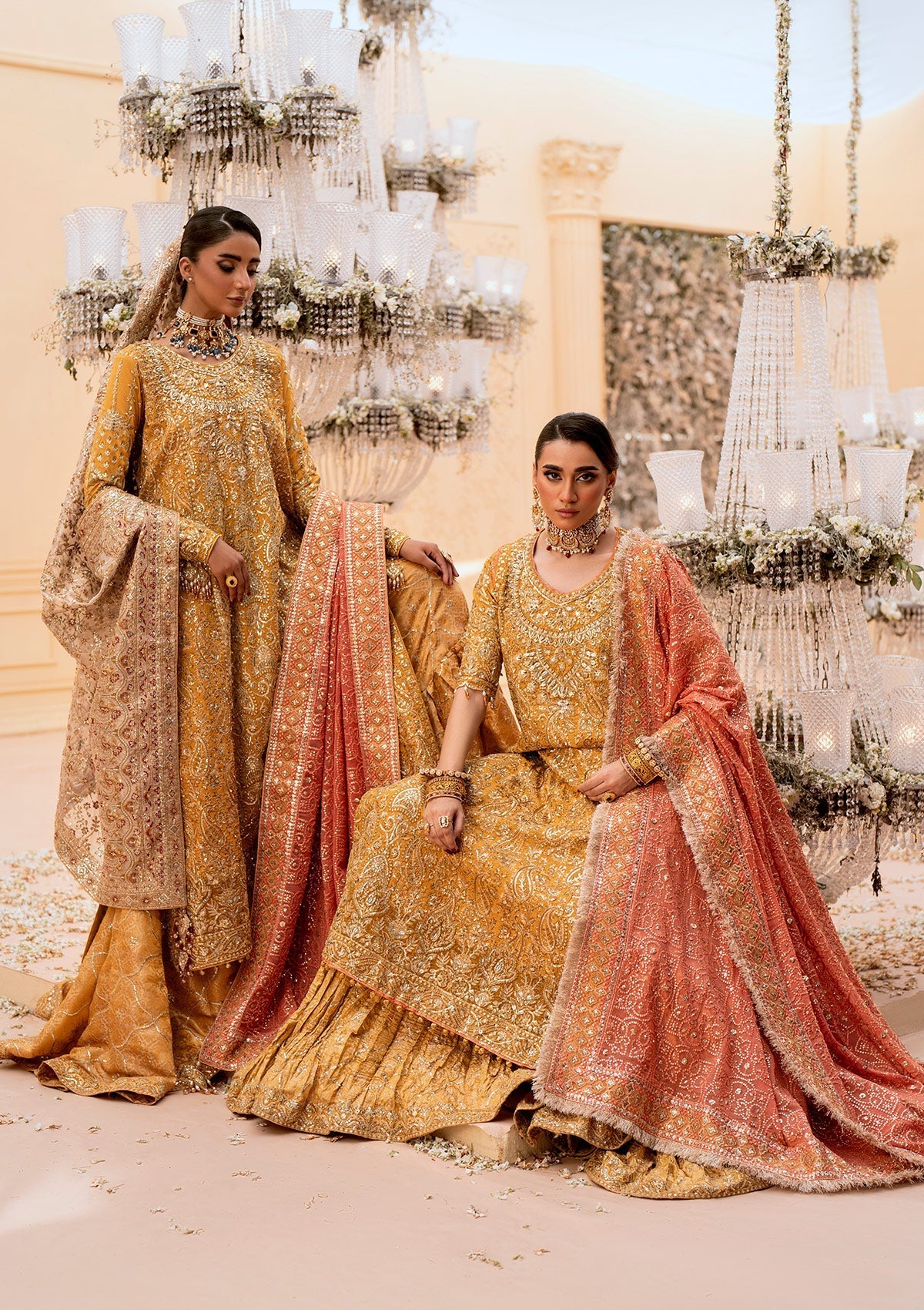 Aik Atelier Unstitched 3 Piece Wedding Festive Vol-01 Suit-LOOK 08