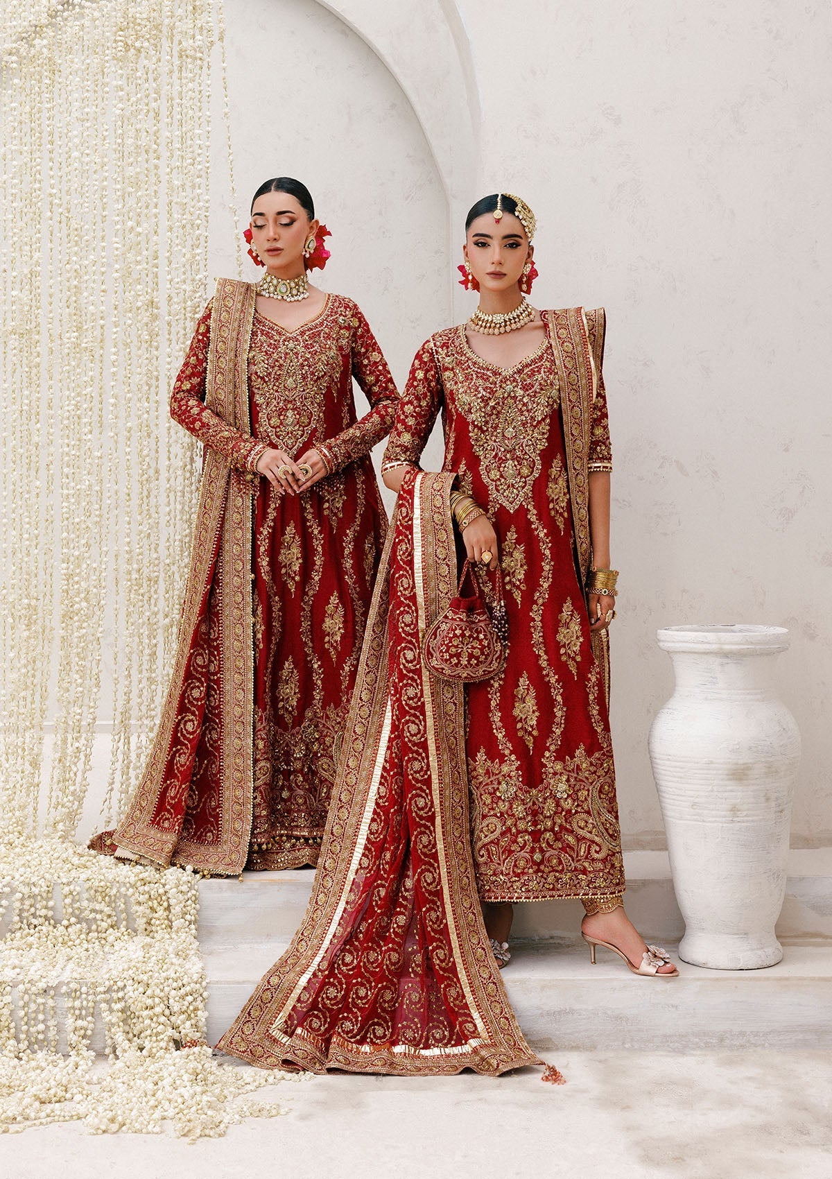 Aik Atelier Unstitched 3 Piece Wedding Festive Vol-02 Suit-LOOK 01