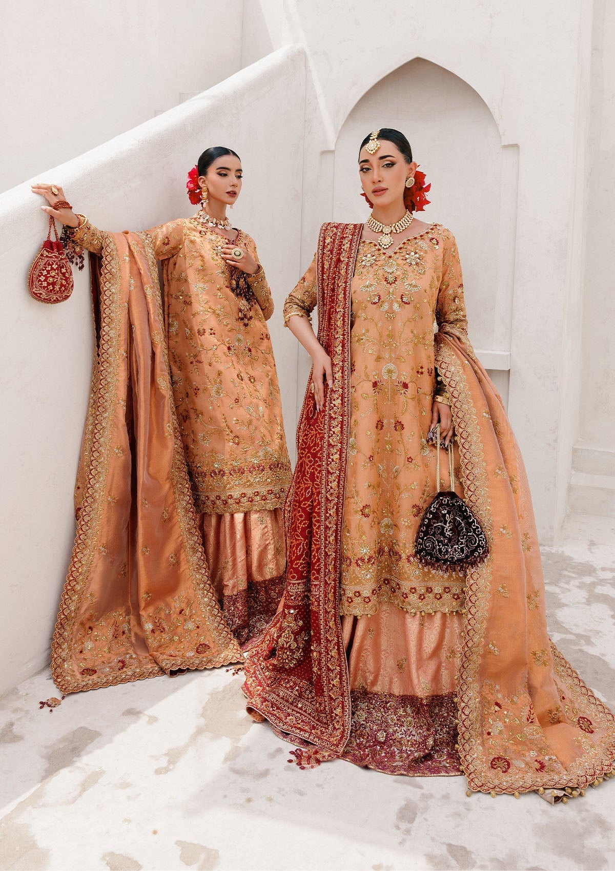 Aik Atelier Unstitched 3 Piece Wedding Festive Vol-02 Suit-LOOK 02