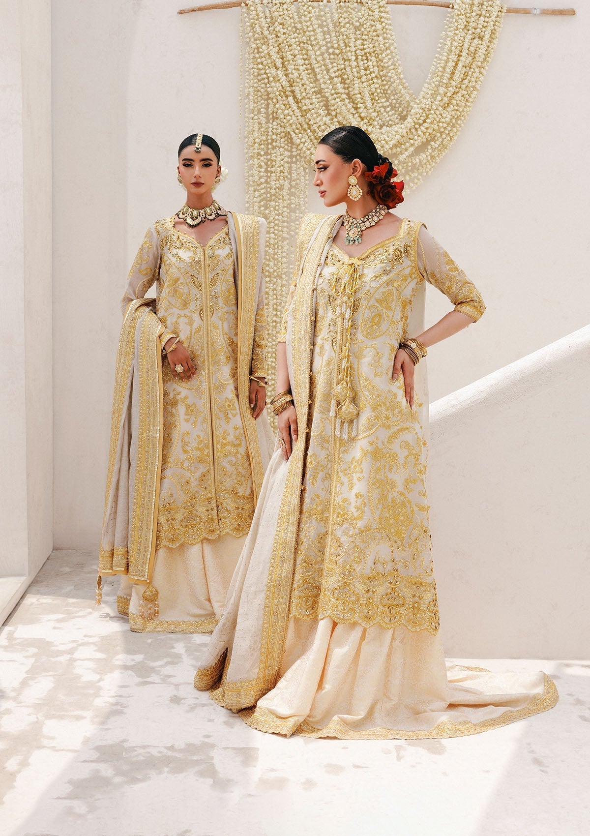 Aik Atelier Unstitched 3 Piece Wedding Festive Vol-02 Suit-LOOK 03