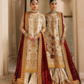 Aik Atelier Unstitched 3 Piece Wedding Festive Vol-01 Suit-LOOK 03