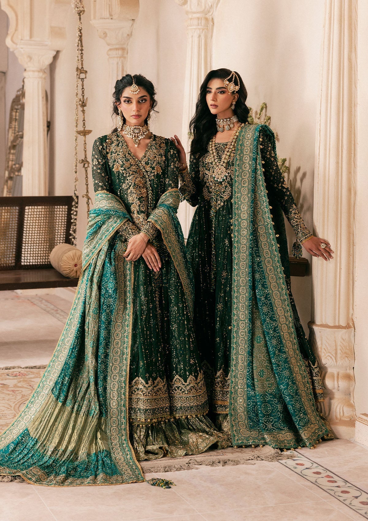 Aik Atelier Unstitched 3 Piece Wedding Festive Vol-01 Suit-LOOK 04