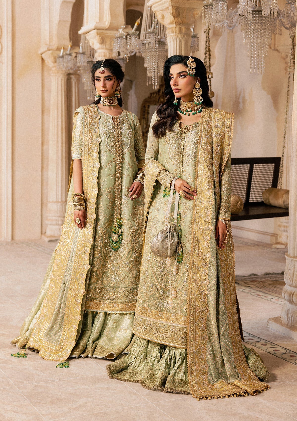Aik Atelier Unstitched 3 Piece Wedding Festive Vol-01 Suit-LOOK 07