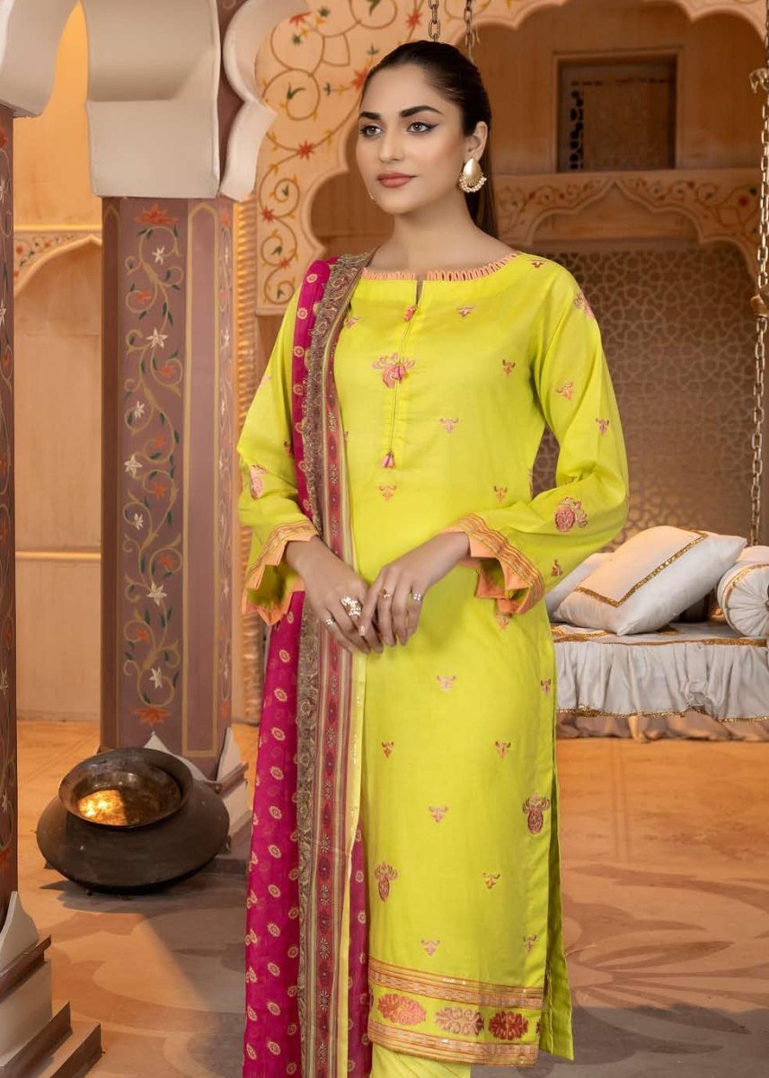 Mina Kari Culture Embroidered Lawn Collection'22 By Al Kareem - D#12