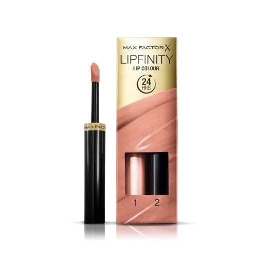Maxfactor Lipfinity Lip Colour Lipstick 2Step Long Lasting - 006 Always Delicate 2.3 Ml + 1.9 G