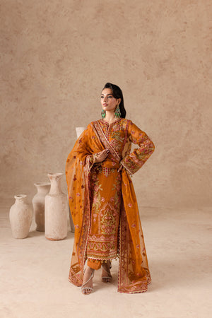 Cherie By Imran Ramzan Unstitched 3 Piece Luxury Formals Collection'2025-Amber Mist