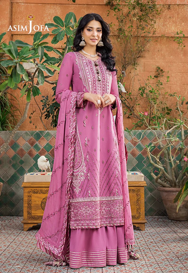 Asim Jofa Luxury Lawn'23  Unstitched 3 piece suit AJLR-24