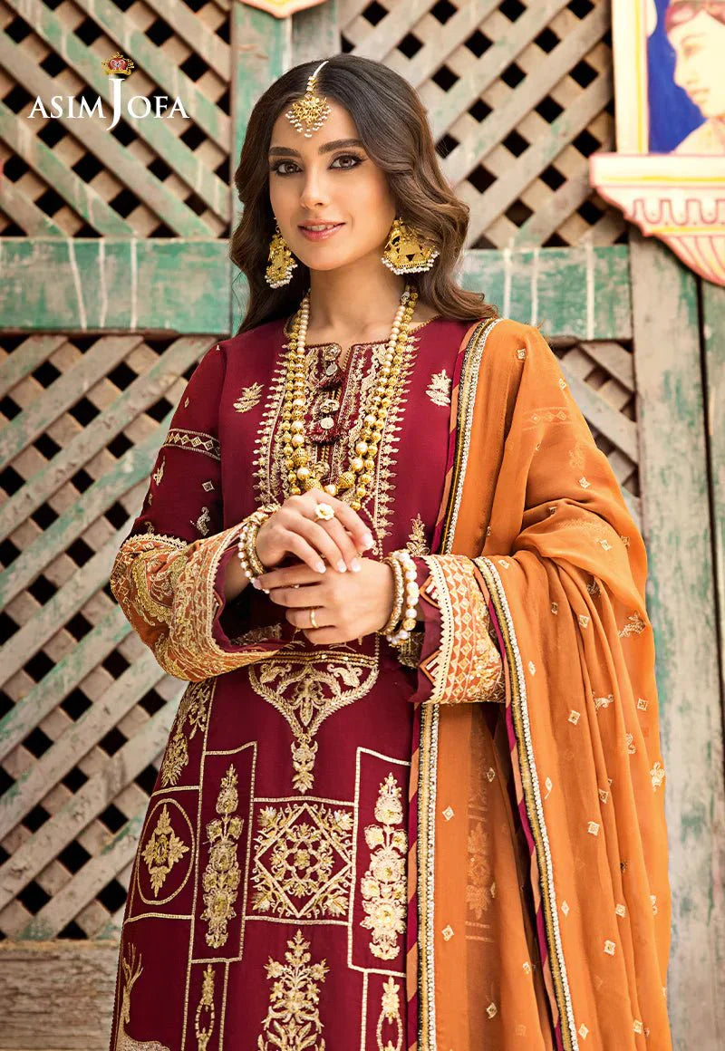 Asim Jofa Luxury Lawn'23  Unstitched 3 piece suit AJLR-11