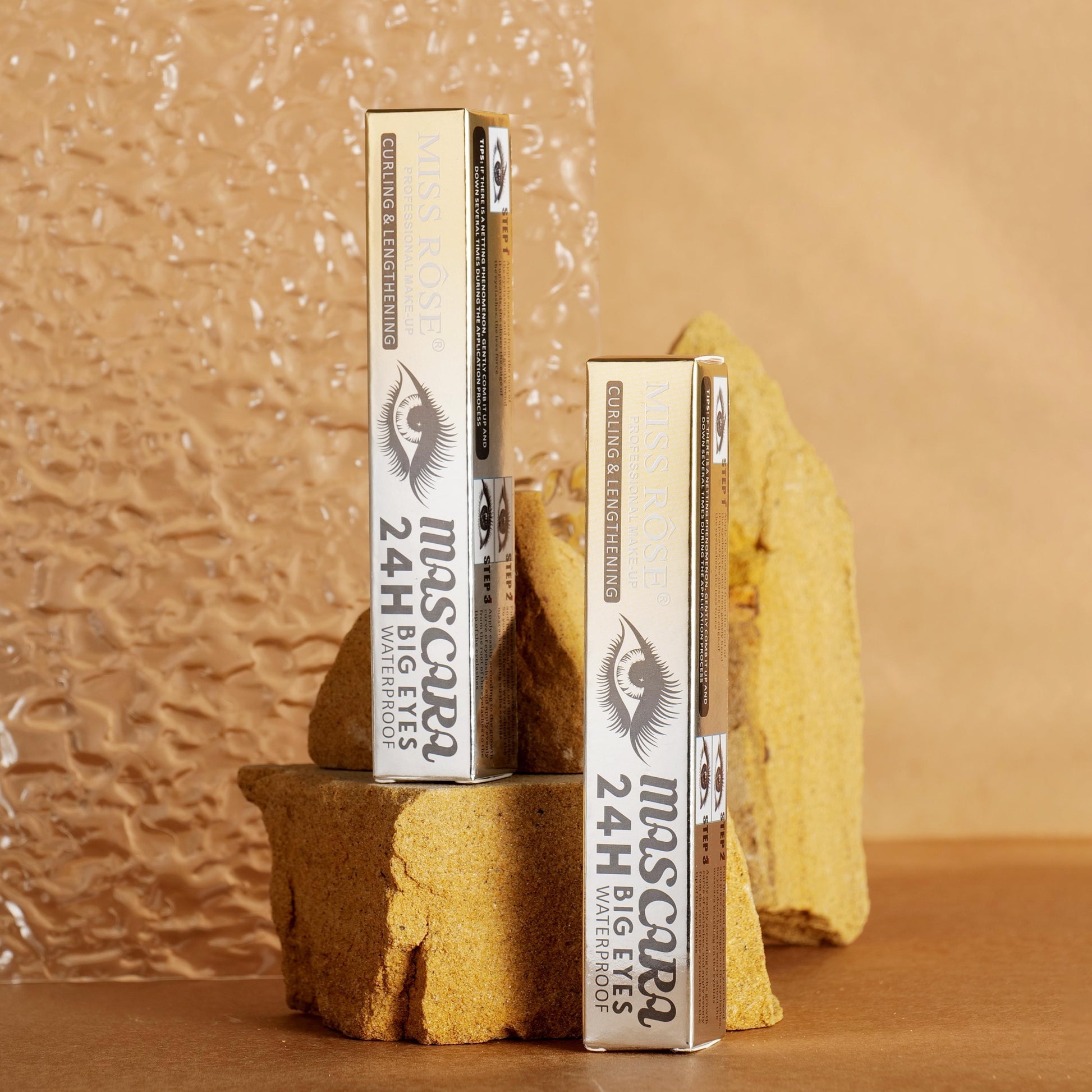Miss Rose - Curling & Lengthening Waterproof Mascara - Golden