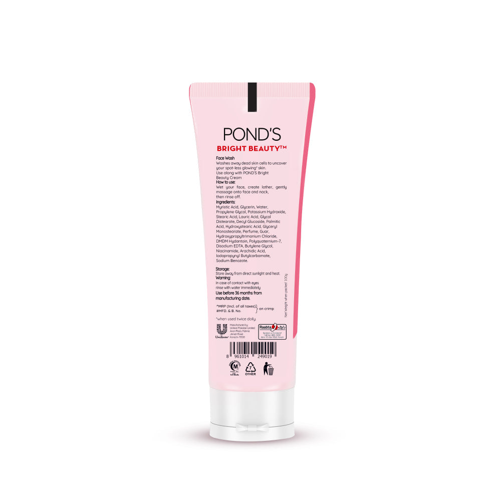 Ponds Bright Beauty Face Wash 50g - Snapcart.pk