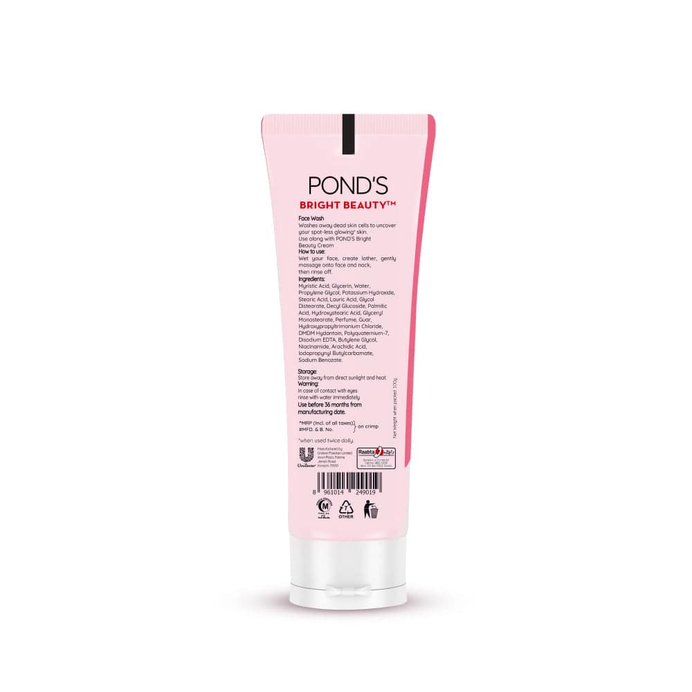 Ponds Bright Beauty Face Wash 100g - Snapcart.pk