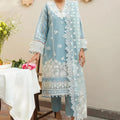 BAROQUE EMBROIDERED JACQUARD LAWN SL10-D03