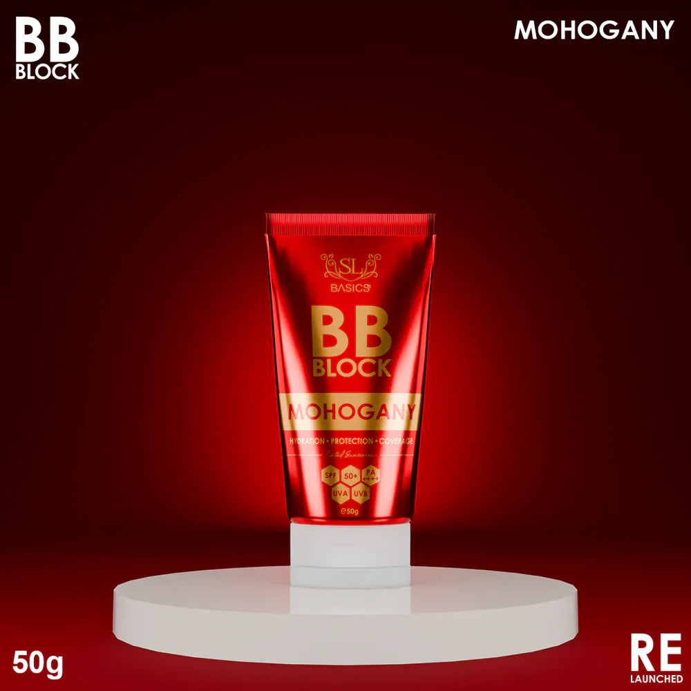 SL Basics - BB Block Mohogany BB + SunBlock Tube - 50g - My Store