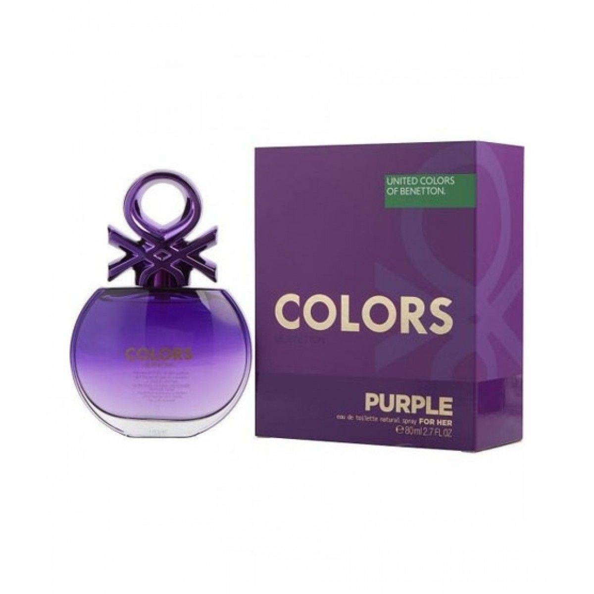 Benetton Colors Purple Women Edt 80Ml