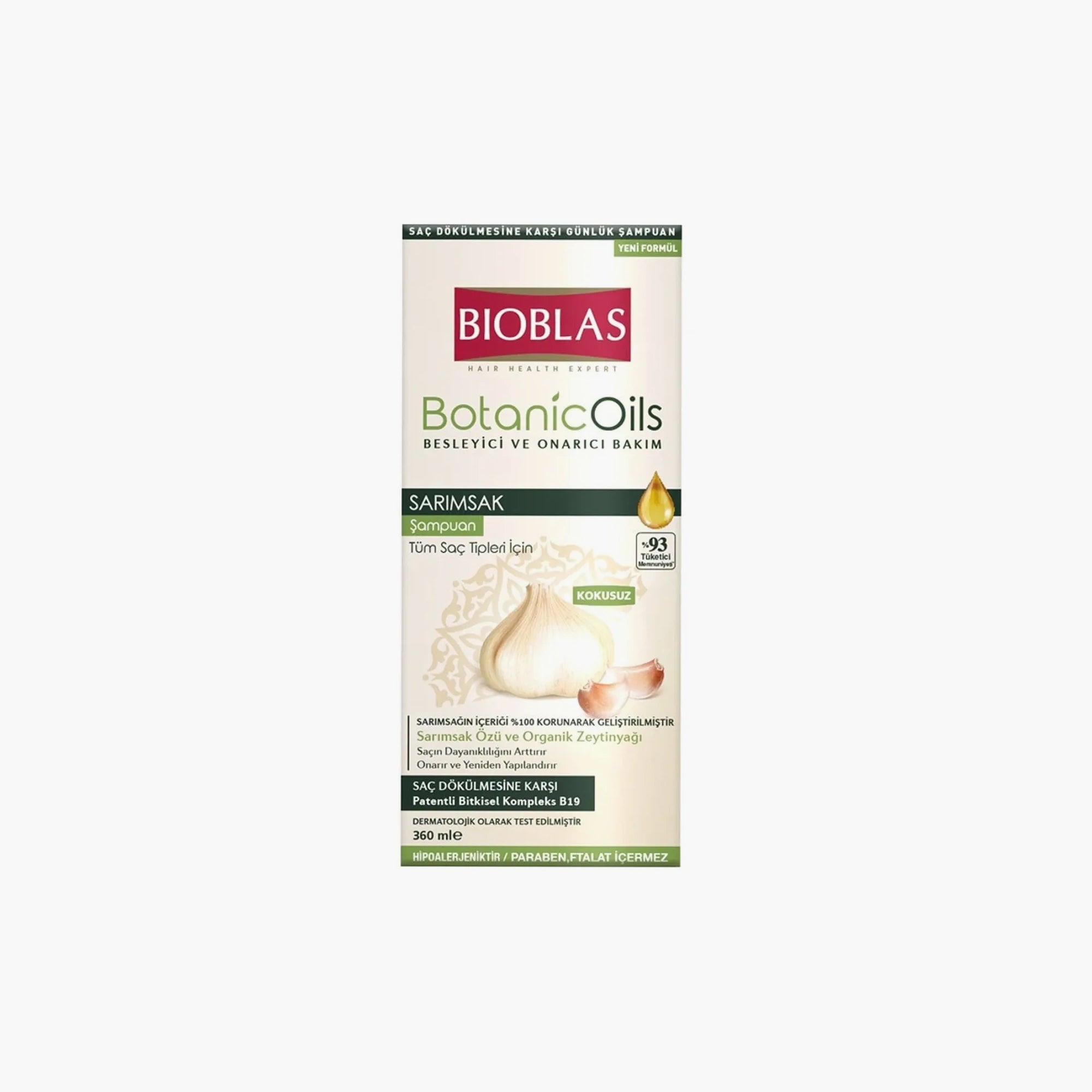 Bioblas Botanic Oils Garlic Shampoo 360Ml