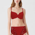 BLS - Breathable Wired And Light Padded Bra - Red