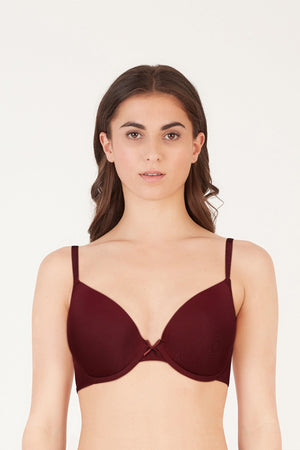 BLS - Parker Wired And Pushup Bra - Berry