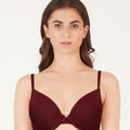 BLS Parker Wired And Pushup Bra Berry