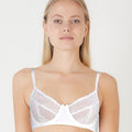 BLS Petunia Non Padded And Wired Lace Bra White